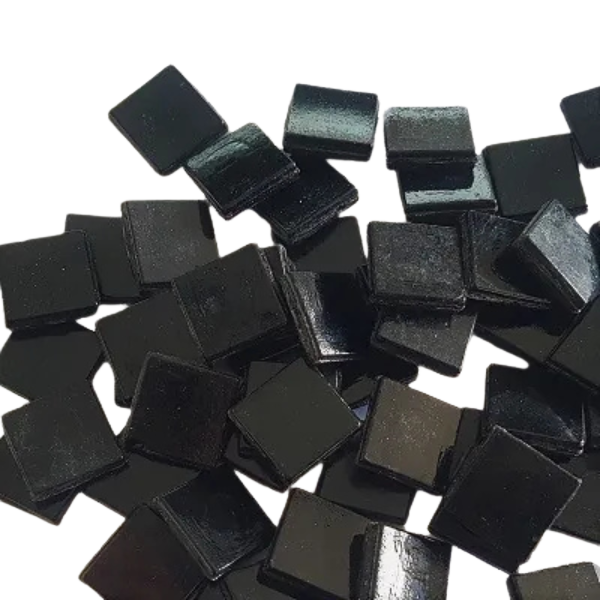 Murano Tiles (15X15Mm) Black 1 Murano - Black