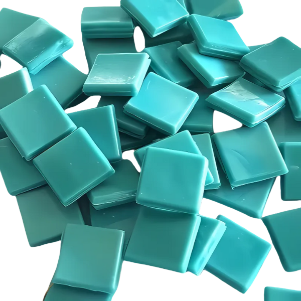 Murano Tiles (15X15Mm) Jade 1 Murano Tiles (15X15Mm) Jade