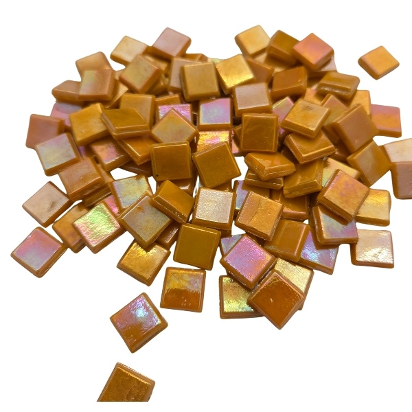 Iridised Tiles - 10X10X4Mm - Orange 1 Iridised Tiles - 10X10X4Mm - Orange