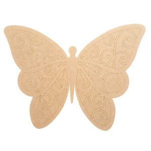 Spiral Butterfly Engraved Board - (320x250x6mm)