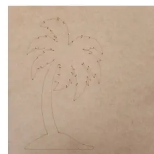 Palm Tree Board - 290X330X9Mm