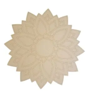 Flower Mandala 350X350X9Mm