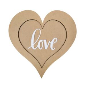 Interior Heart Base - 350x350mm - 3 Options