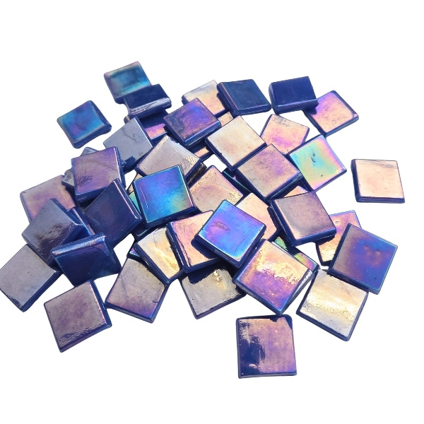 Iridised Tiles - 15X15X4Mm - Lapis 1 Iridised Tiles - 15X15X4Mm - Lapis