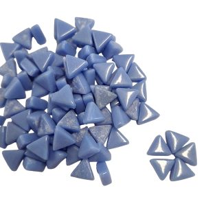 Mini Glass Triangle - French Blue- 100 grams