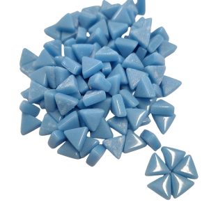 Mini Glass Triangle - Baby Blue- 100 grams