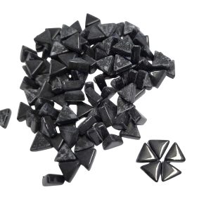 Mini Glass Triangle - Black - 100 grams