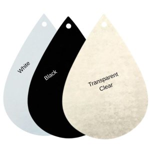 Acrylic Large Tear Drop - 3 Colours to Choose from